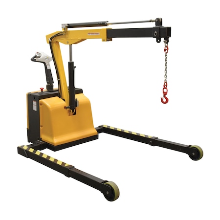 Vestil Adj. Electric Powered Floor Crane, 2.5K EPFC-25-AA